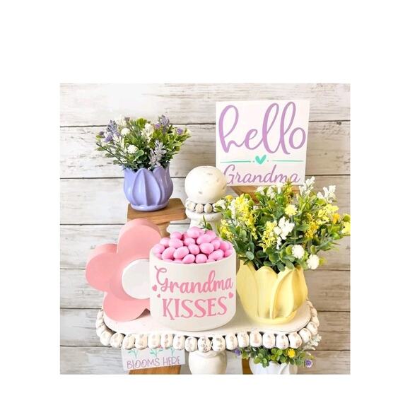 Candy Dish Cauldron, Mother Mini Ceramic Candy Bowl Tiered Tray Decor, Snack... - Picture 4 of 7